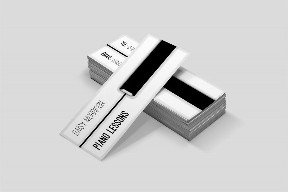 Mini business cards offer a quirky alternative