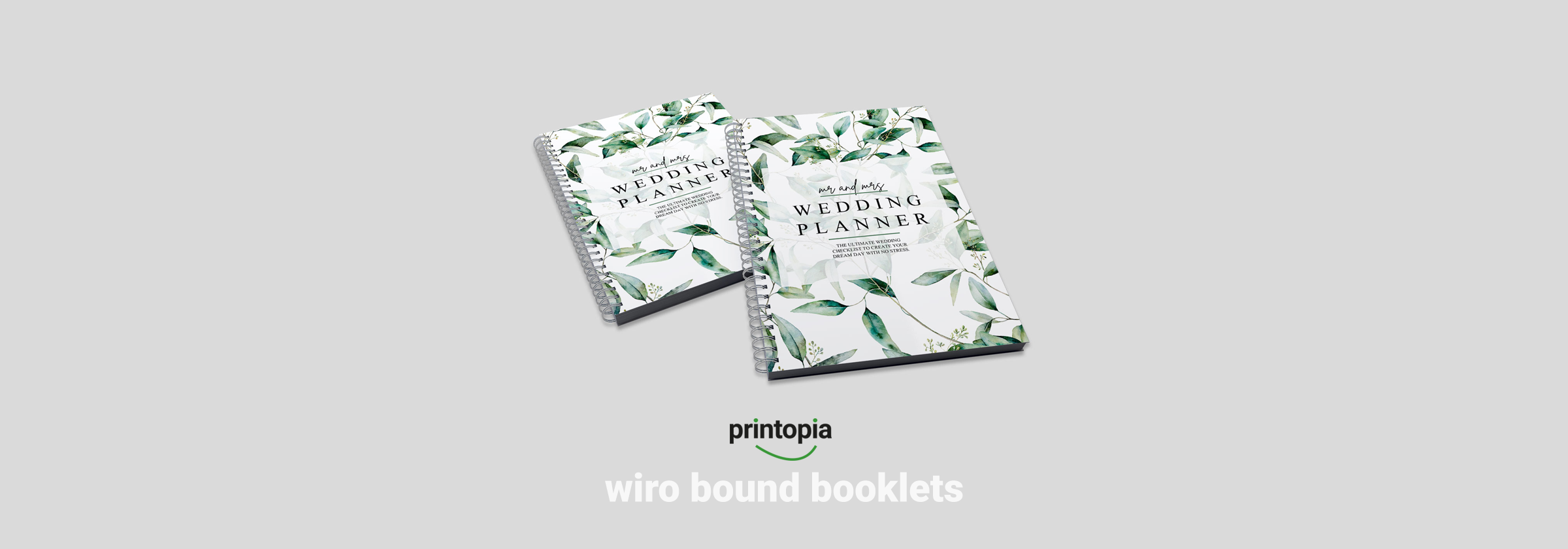 Wiro bound booklets - for lay flat applications