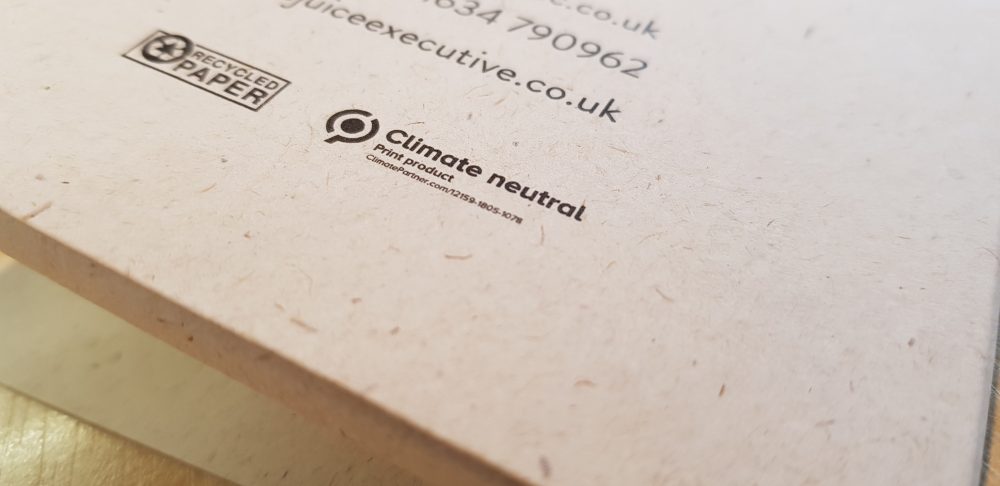 climate neutral offsetting on paper products