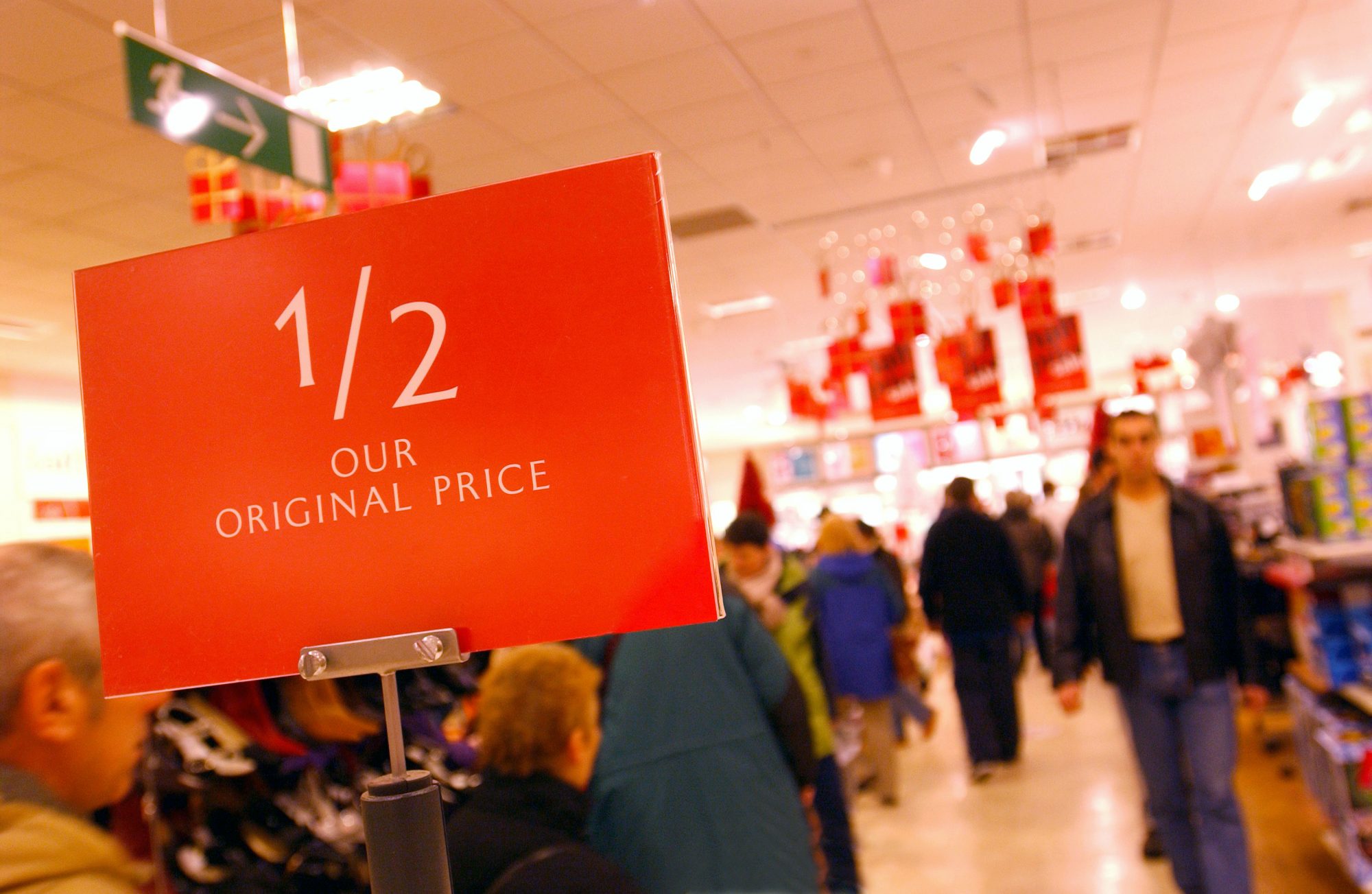 Header panels for point of sale