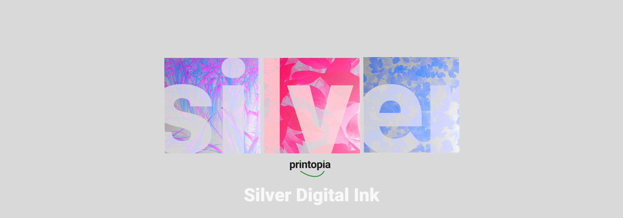 Silver Digital Ink Silver Indigo printing Sussex printer